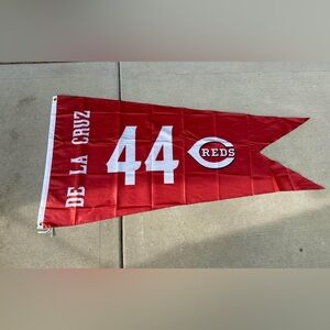 Elly De La Cruz Cincinnati Reds Flag Banner